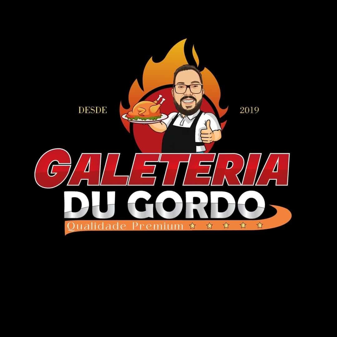 Caricatura e logo desenvolvida para @galeteriadugordo