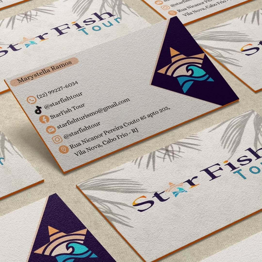 Identidade visual da @starfishtour agradeço pela confiança depositada em nosso trabalho ✅