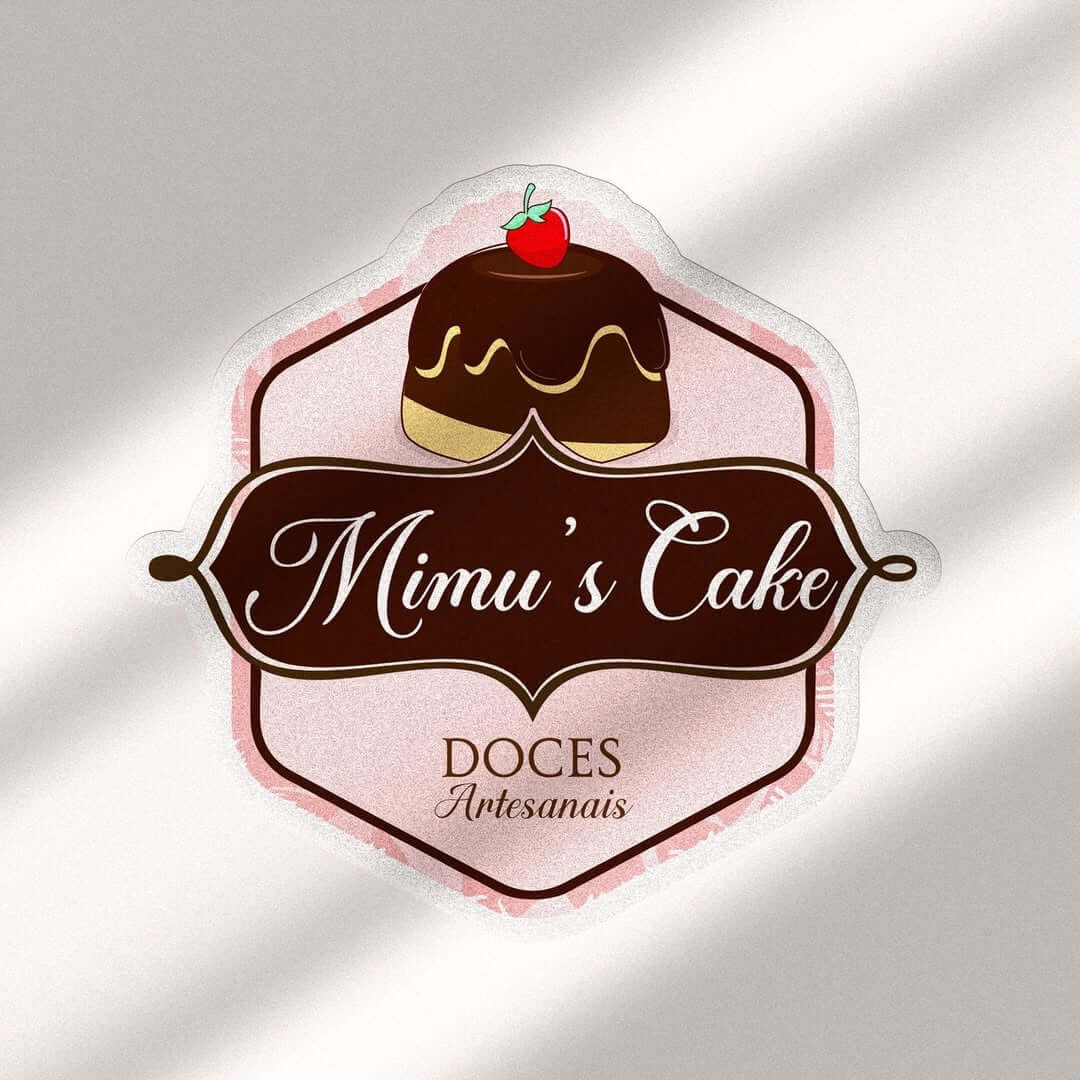 Logotipo criado para @mimuscakelajedo 😍#doceria #logotipo #marcadagua #logo3d #logomarca #ident